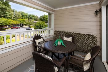 Private patios & balconies